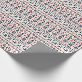 クリスマスセーターの天気 ラッピングペーパー (角)