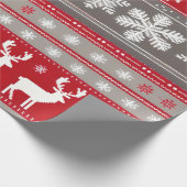 クリスマスセーターの模様の包み紙 ラッピングペーパー (角)
