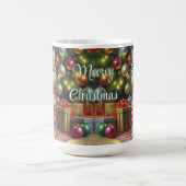 クリスマスセーターを着たかわいい猫 コーヒーマグカップ (中央)