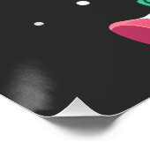 クリスマスセーターを着たユニコーンの女の子たち クリスマス ポスター (コーナー)