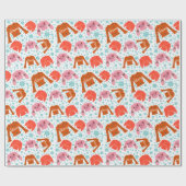 クリスマスセータージョイラッピング紙 ラッピングペーパー (フラット)