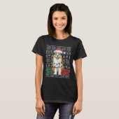 クリスマスセータースタイル醜いオーストラリア羊飼い犬Ch Tシャツ (正面フル)