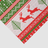 クリスマスセータートナカイ松の木クリスマス 薄葉紙 (詳細)