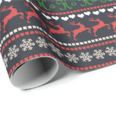 クリスマスセーターパターン ラッピングペーパー (ロールコーナー)