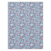 クリスマスセーターパピズサンタハットホリデー テーブルクロス (正面)