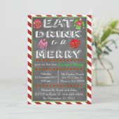 クリスマスセーターパーティー 招待状 (スタンド正面)