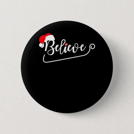 クリスマスセーター付きバニークリスマスラビットクリスマス 缶バッジ (正面)