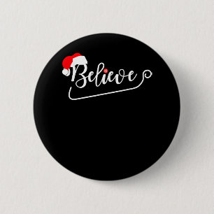 クリスマスセーター付きバニークリスマスラビットクリスマス 缶バッジ