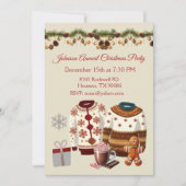 クリスマスセーター年次パーティの招待状 招待状 (正面)