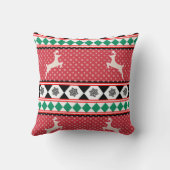 クリスマスセーター投げ枕 クッション (裏面)
