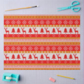 クリスマスセーター松木雪片クリスマス 薄葉紙 (クラフト)