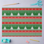 クリスマスセーター松木雪片クリスマス 薄葉紙 (クラフト)