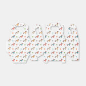 クリスマスセーター柄のダックスフント フェイバーボックス (折り畳みなし)