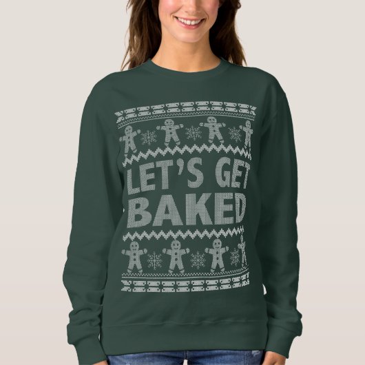クリスマスセーター焼いたを買おう。 スウェットシャツ (正面)