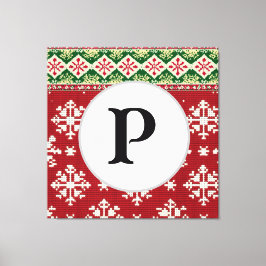 クリスマスセーター キャンバスプリント