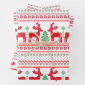クリスマスセーター ラッピングペーパーシート (インサイチュ)