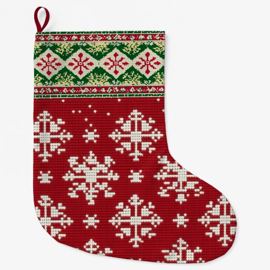 クリスマスセーター ラージクリスマスストッキング (正面)