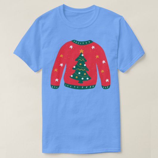 クリスマスセーター Tシャツ (デザイン正面)