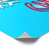 クリスマスセールのポスター漫画 ポスター (角)