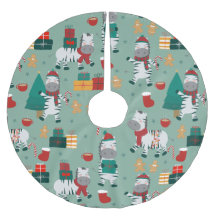 クリスマスゼブラサンタ冬の休日の醜いクリスマス