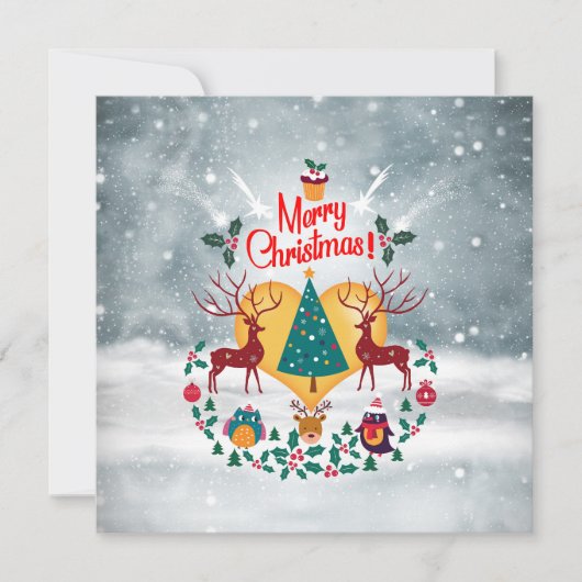 クリスマスソウルのお知らせはがき (正面)