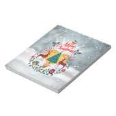 クリスマスソウルのお知らせはがき ノートパッド (回転)