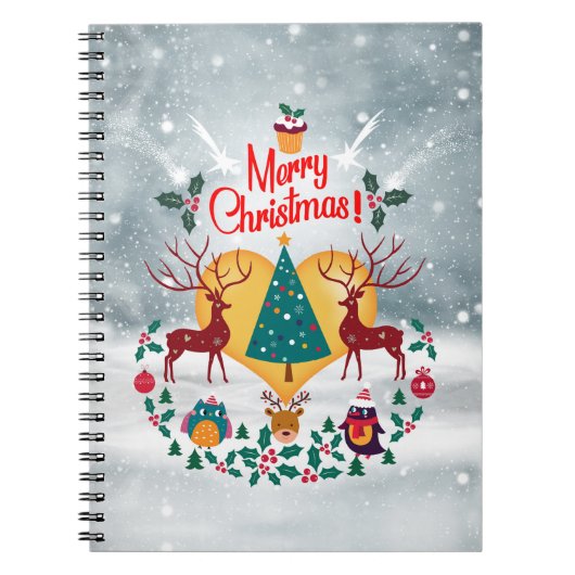 クリスマスソウルのお知らせはがき ノートブック (正面)