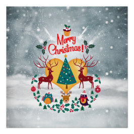 クリスマスソウルのお知らせはがき ポスター