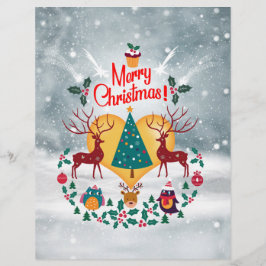 クリスマスソウルのお知らせはがき レターヘッド