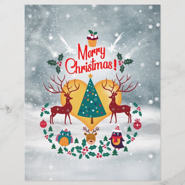 クリスマスソウルのお知らせはがき レターヘッド (正面)