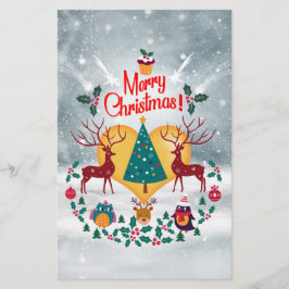 クリスマスソウルのお知らせはがき 便箋