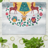 クリスマスソウル キッチンタオル (折り畳み)