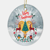 クリスマスソウル セラミックオーナメント (左)