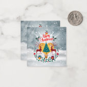 クリスマスソウル ノートカード (正面/裏面インサイチュ)