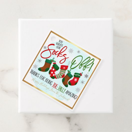 クリスマスソックギフトタグ フェイバータグ (インサイチュ)