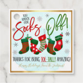 クリスマスソックギフトタグ フェイバータグ (正面)