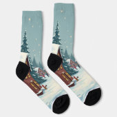 クリスマスソックスとキャットソックス ソックス (右)
