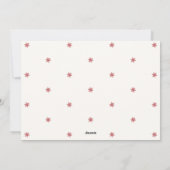 クリスマスソックス家族名ペットの飼い主の非写真 シーズンカード (裏面)