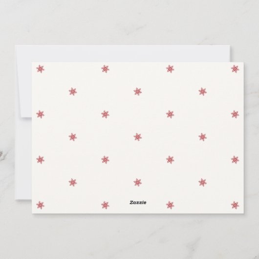 クリスマスソックス家族名ペットの飼い主の非写真 シーズンカード (裏面)