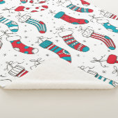 クリスマスソックス シェルパブランケット (3/4)