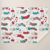 クリスマスソックス シェルパブランケット (正面(横))