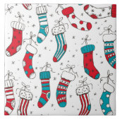 クリスマスソックス タイル (正面)