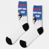 クリスマスソックス ハッピーMOOイヤー! ソックス (左)