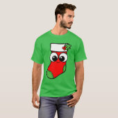 クリスマスソックス ファミリー Tシャツ (正面フル)