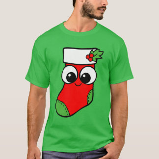 クリスマスソックス ファミリー Tシャツ