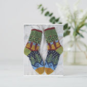 クリスマスソックス ポストカード (スタンド正面)