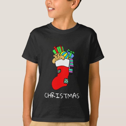 クリスマスソックス Tシャツ (正面)