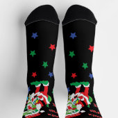 クリスマスソックス TySantaSaurus Rex ソックス (上部)
