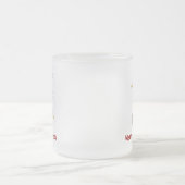 クリスマスソックモンキーマグ フロストグラスマグカップ (中央)