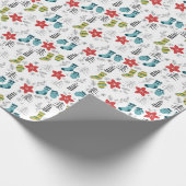 クリスマスソックラッピング紙 ラッピングペーパー (角)